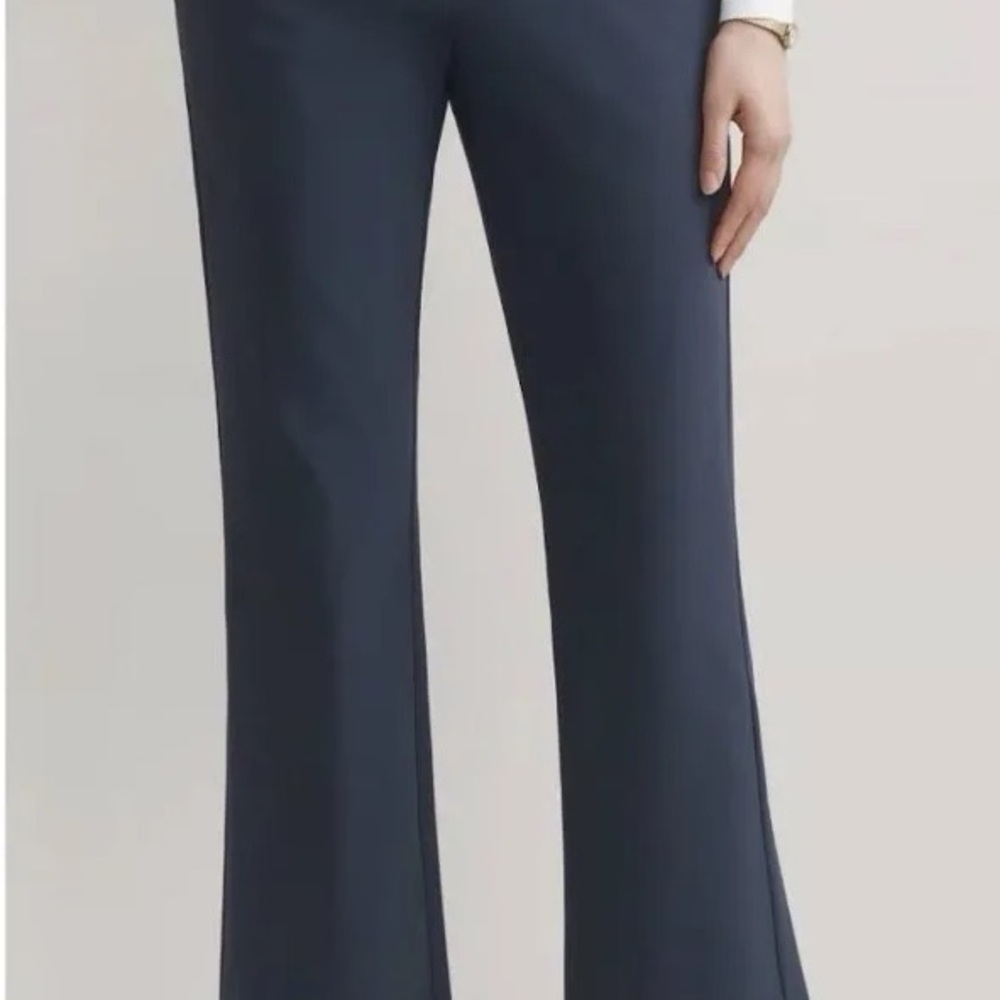 Rhône Women’s Double Bonded Ankle Trouser Sz 0 Blue Casual Golf Preppy